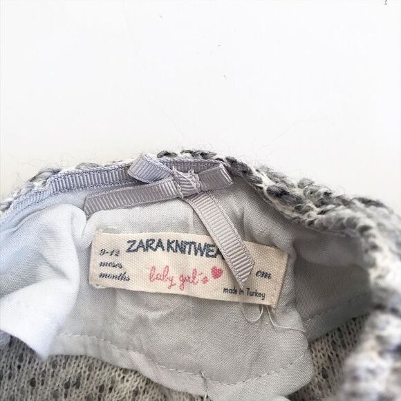 Zara gray tweed  blazer VGUC 9-12 months - Picture 3 of 4